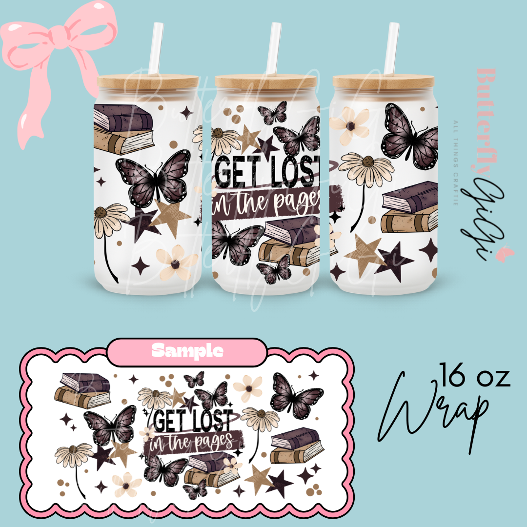 Get Lost in Pages 16oz