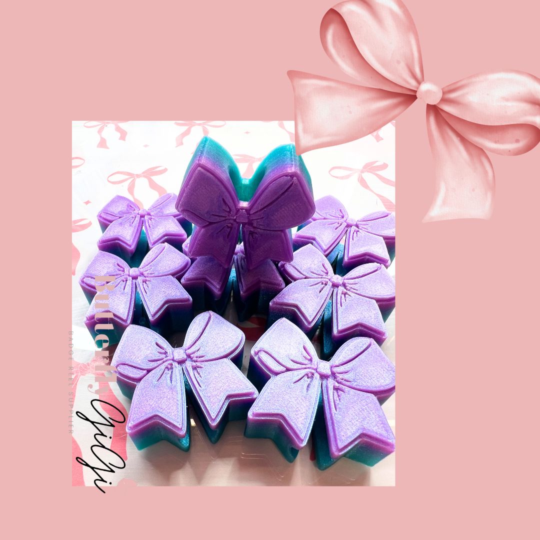 Straw Topper Bow 3D Printed