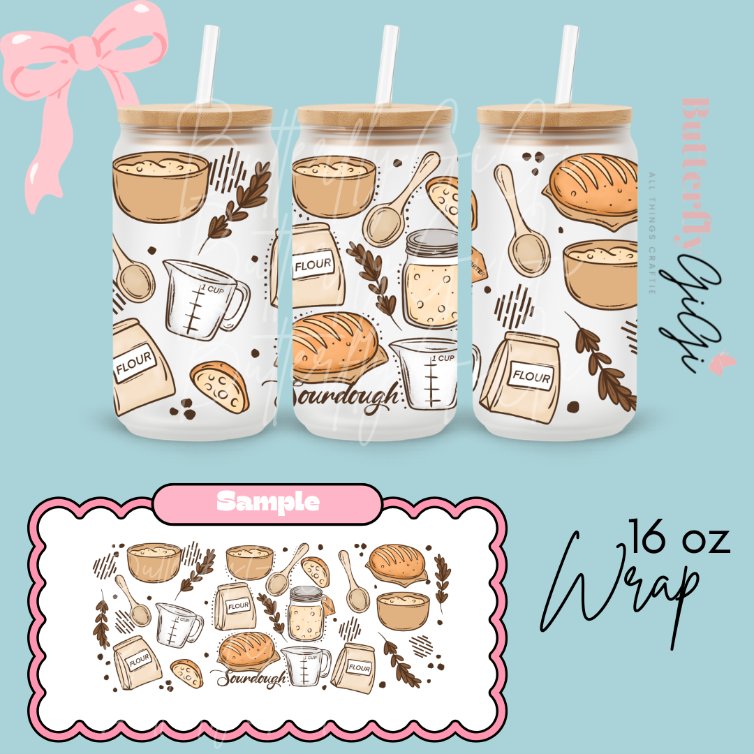 Sourdough 16oz UVDTF Wrap