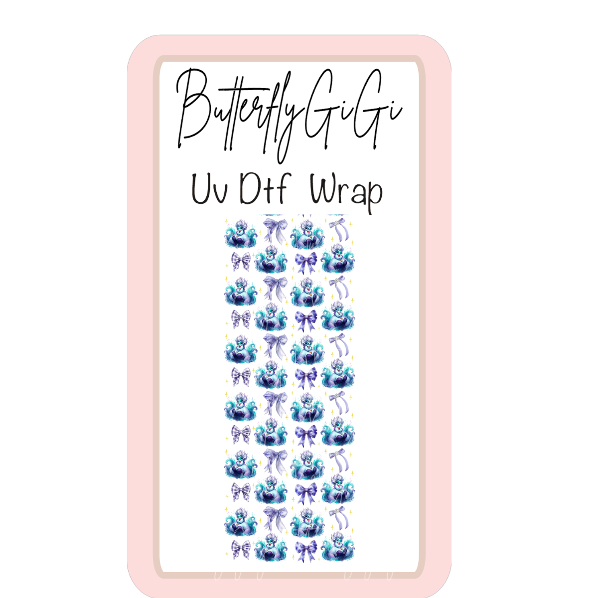 Wrap Ursula Coquette UV Dtf