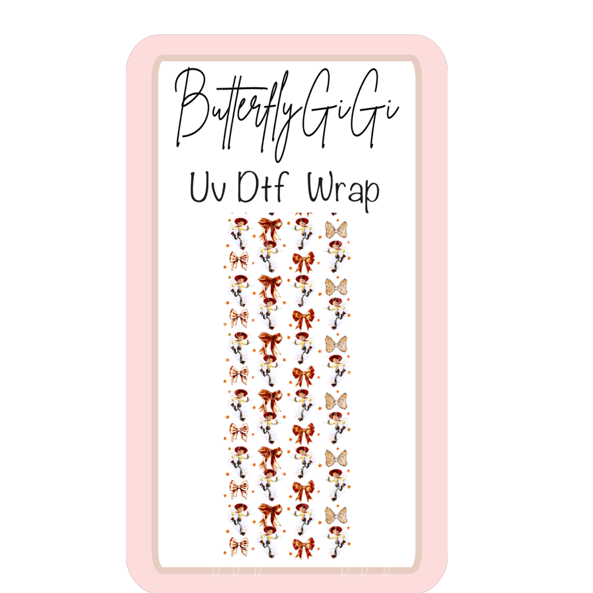Wrap Jessie Coquette UV Dtf