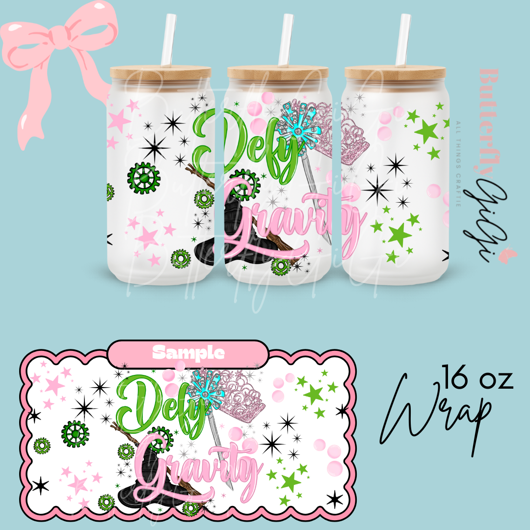 Defy Gravity 16oz UVDTF Wrap