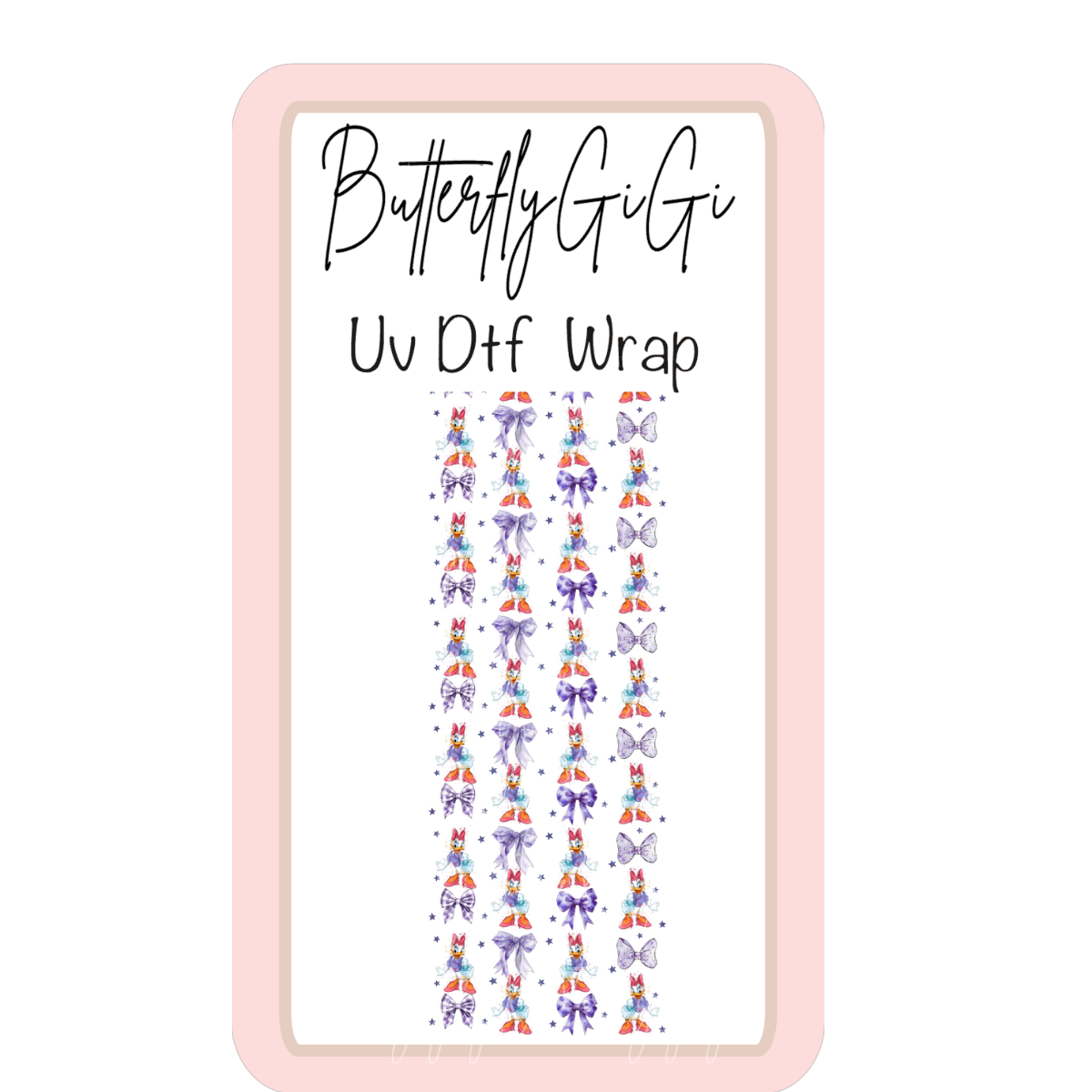 Wrap Daisy Coquette UV Dtf Wrap
