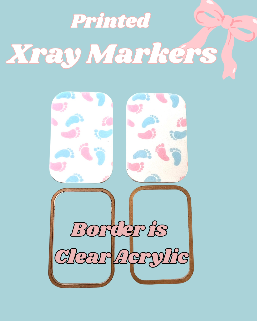 Baby Feet Printed Xray Markers