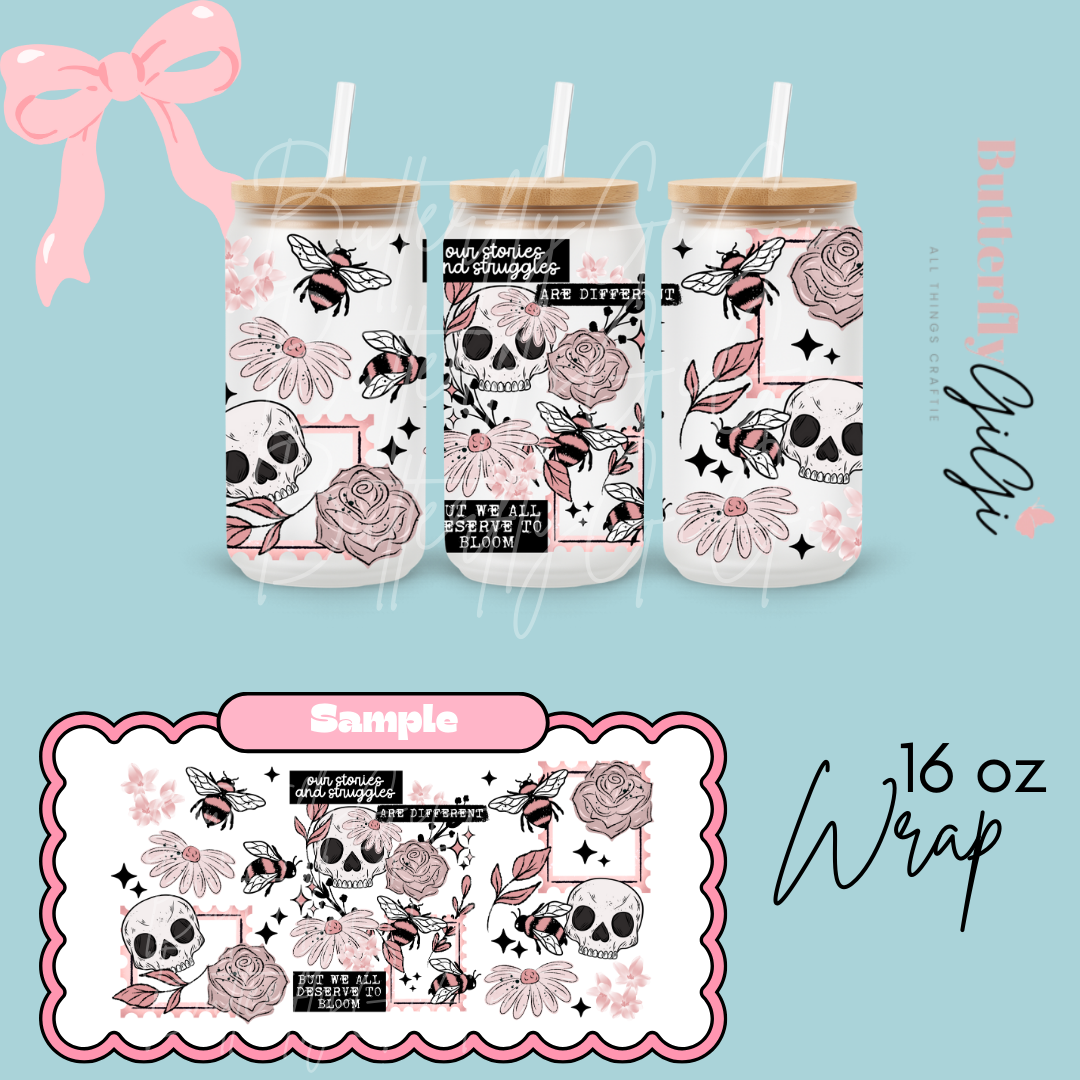 Our Stories 16oz UVDTF Wrap