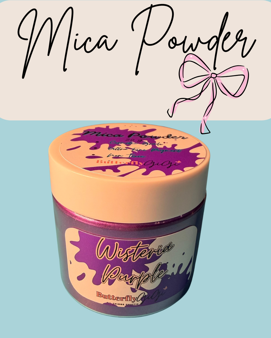 Wisteria Purple Mica Powder 20g