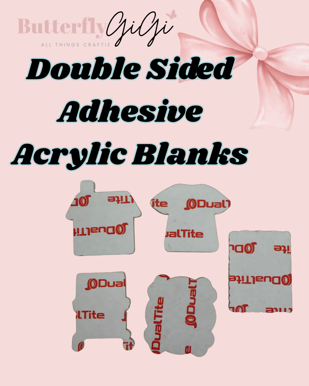 Double Sided Adhesive Blanks LOT