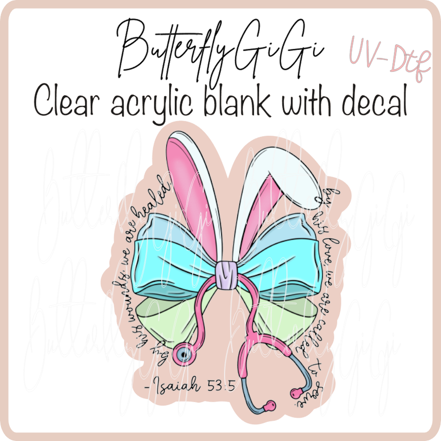 Bunny Stethoscope Isaiah 53.5 UvDTF