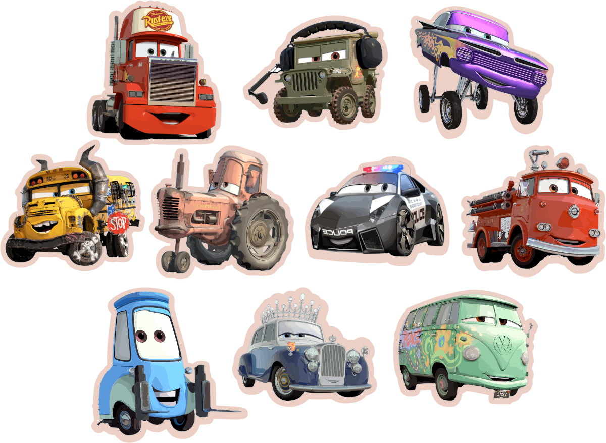 Cars gang UvDTF