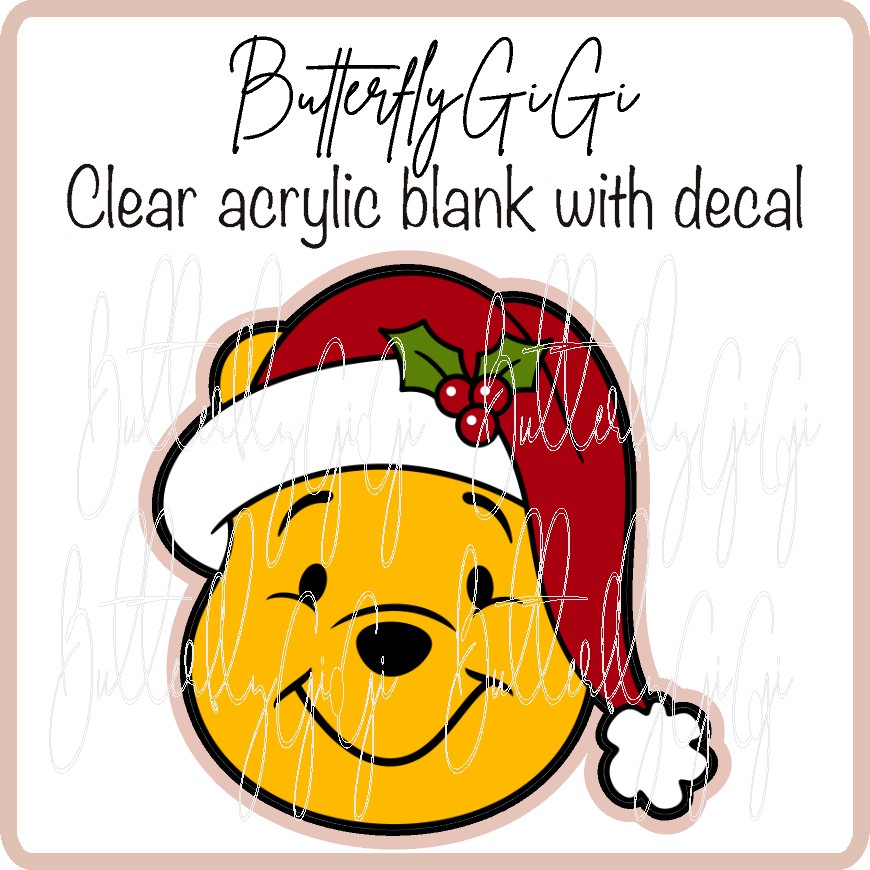 Christmas Santa P Bear