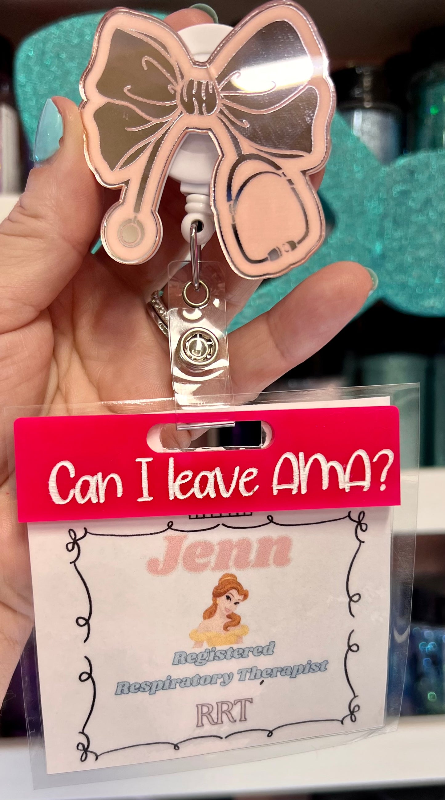 .Acrylic Badge Tag