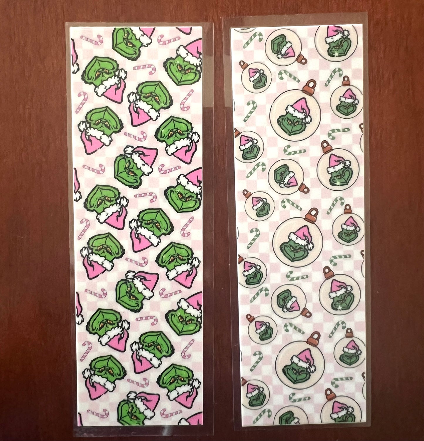 Wrap Grinch Candycane UV DTF