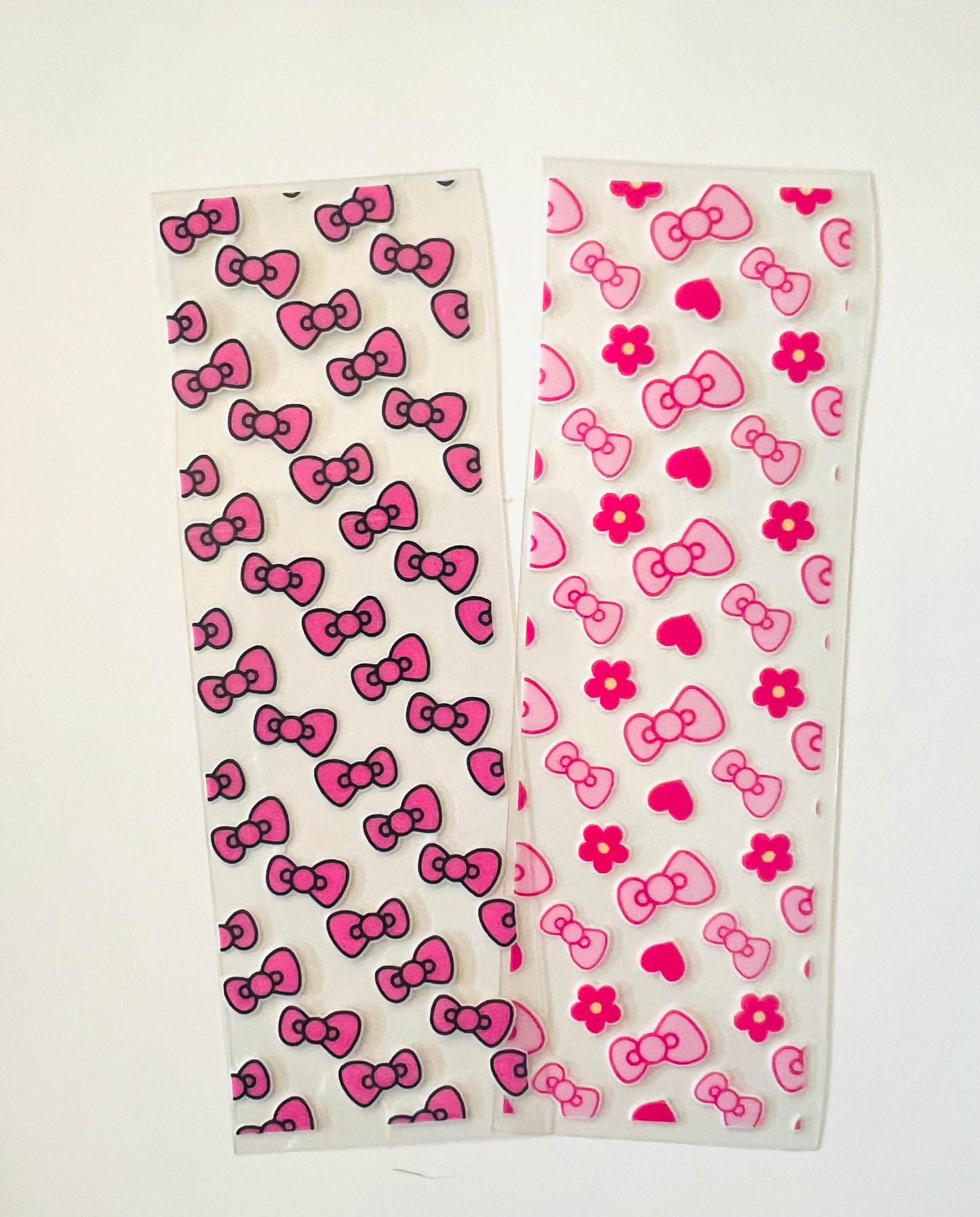 Wrap Kitty Pink Bow UV Dtf