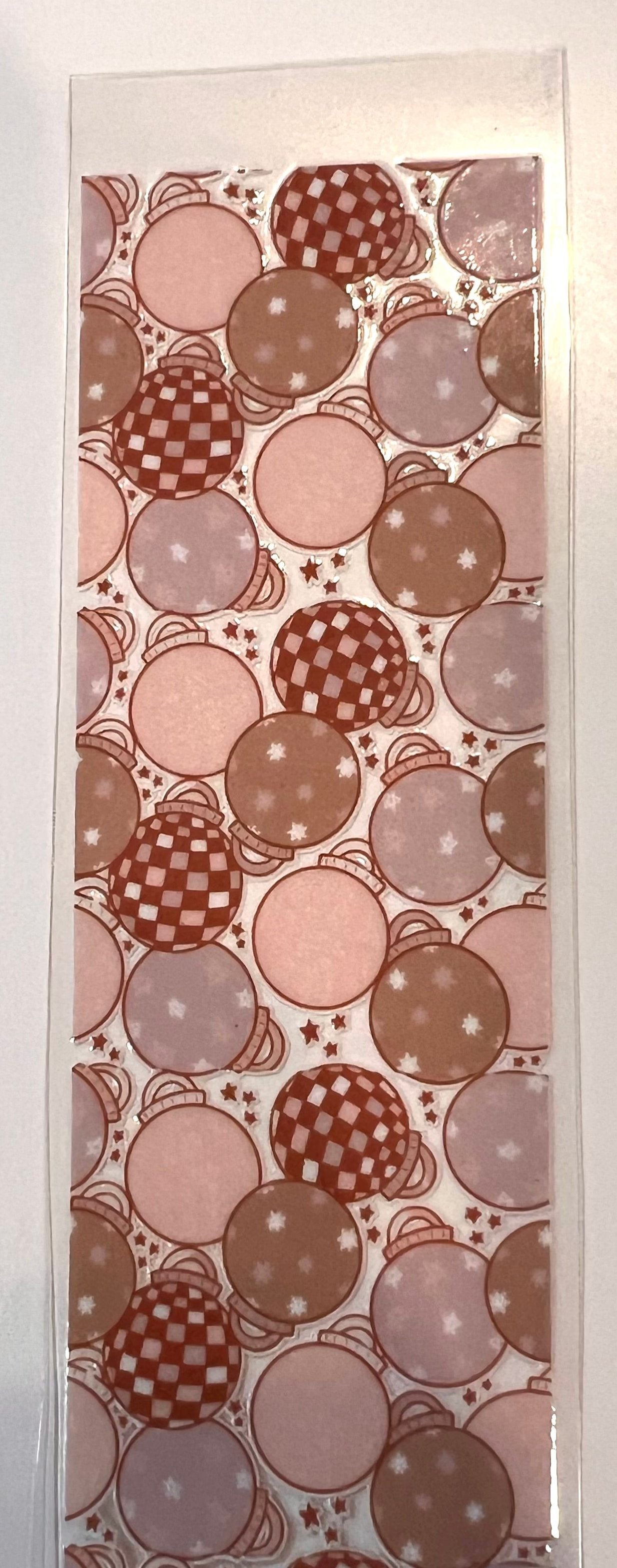 Wrap Brown Ornaments UV Dtf