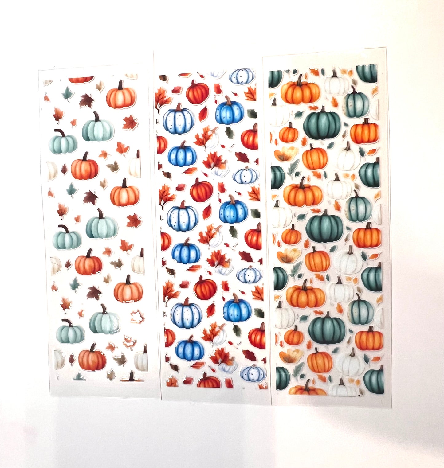 Wrap Blue Pumpkin UV Dtf Wrap