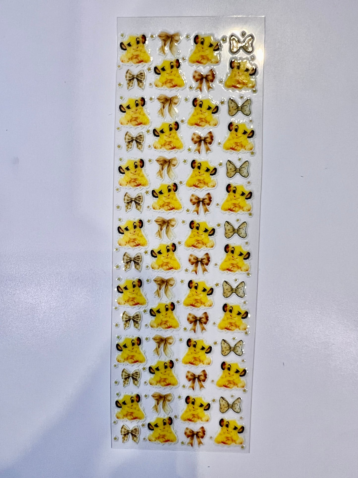 Baby Lion Coquette UV Dtf Wrap