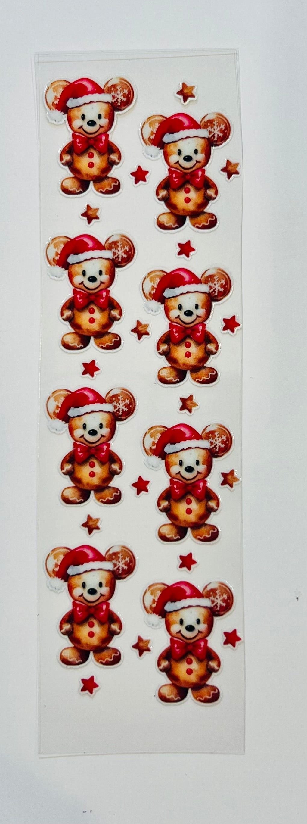 Wrap Christmas Bears UV Dtf