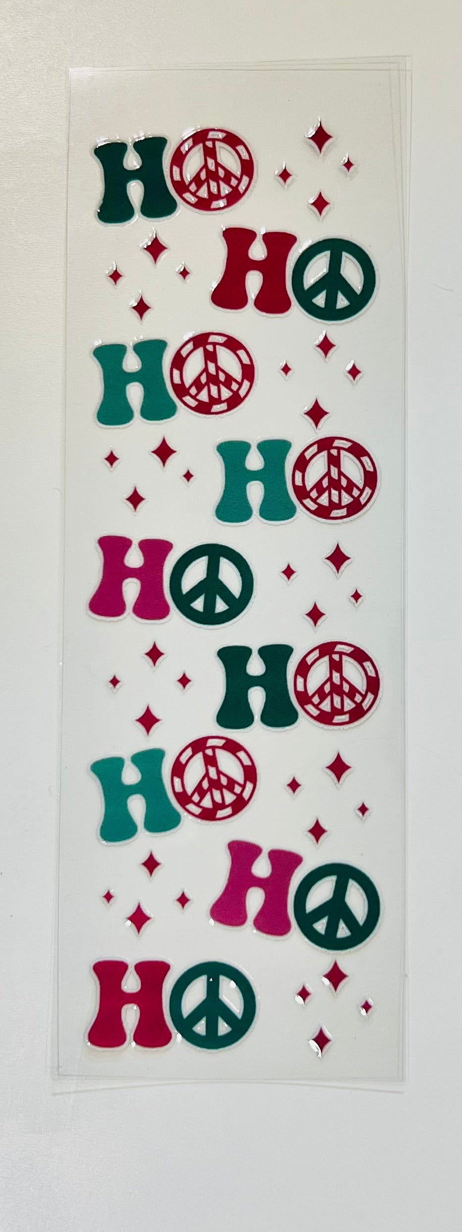 Wrap Christmas HoHo Peace Uv Dtf