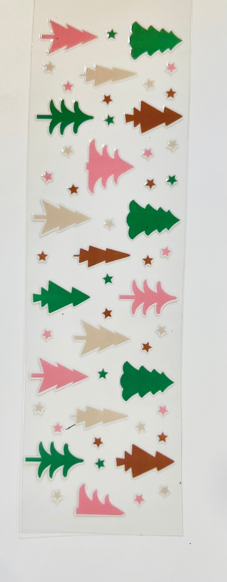 Wrap Christmas Boho Trees UV Dtf