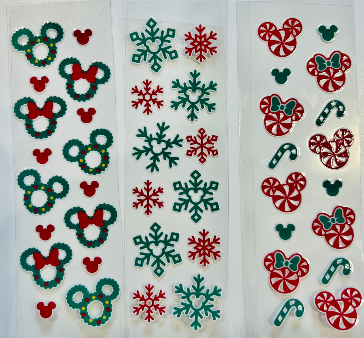 Wrap Mouse Christmas Wreaths UV Dtf