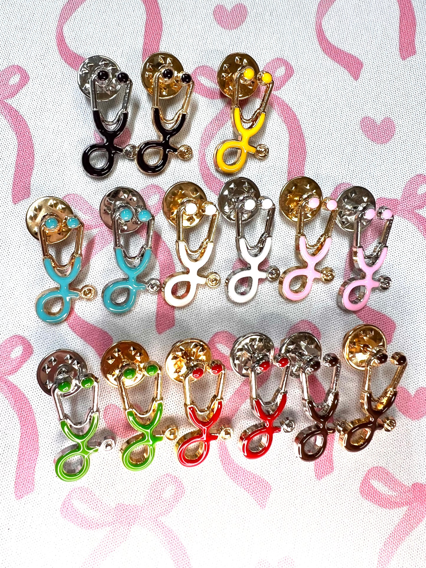 .Pin Stethoscope Medical Enamel