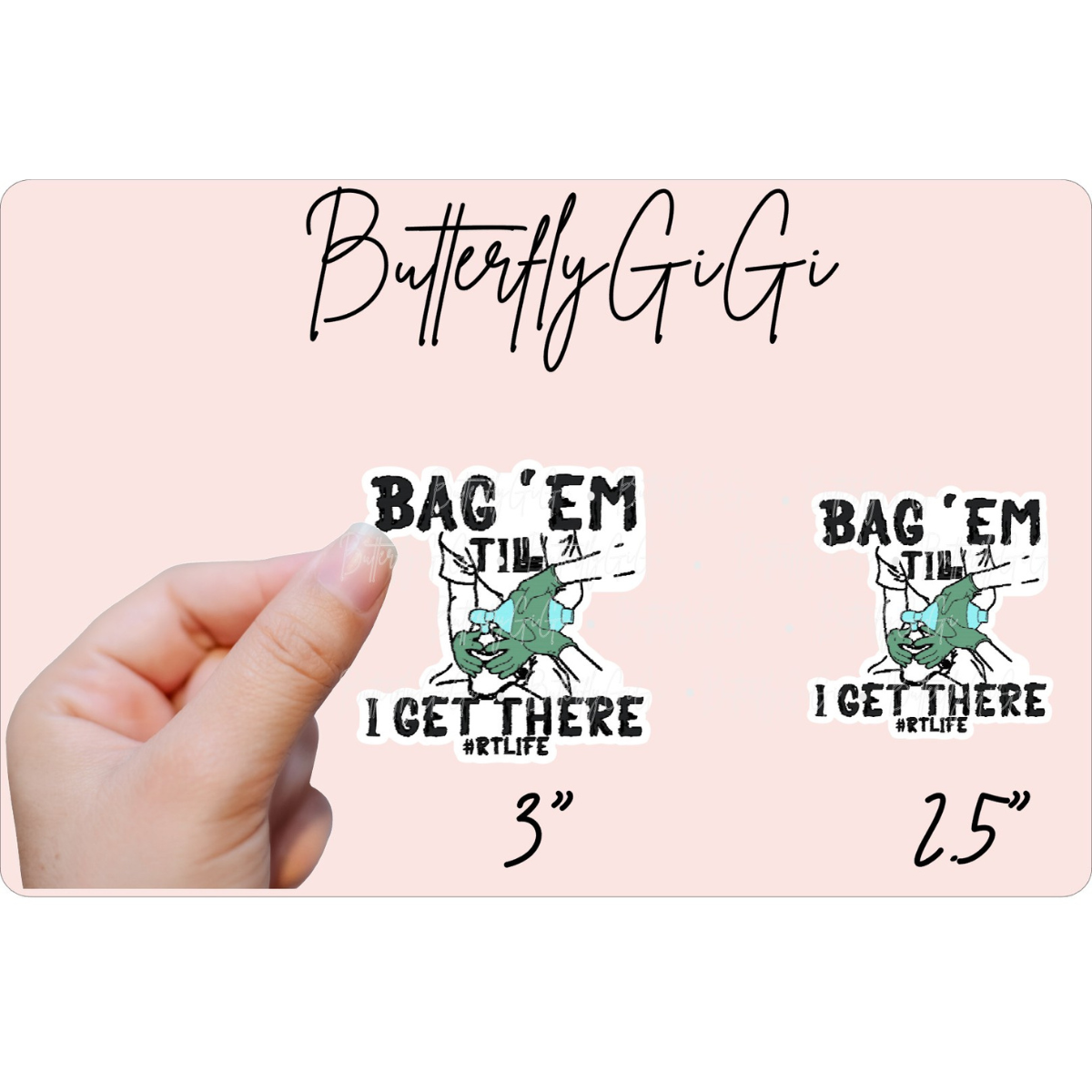 Sticker Bag Em Sticker I Respiratory Therapist