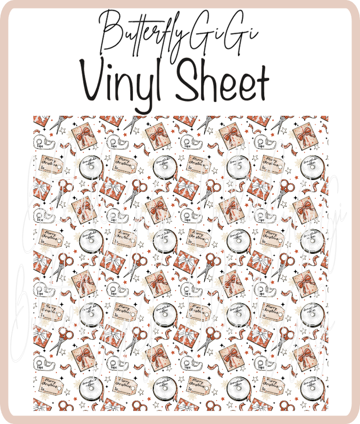 Wrapping Paper Vinyl Sheet