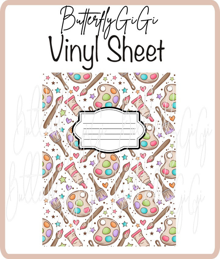Vinyl Notebook Artist Cover