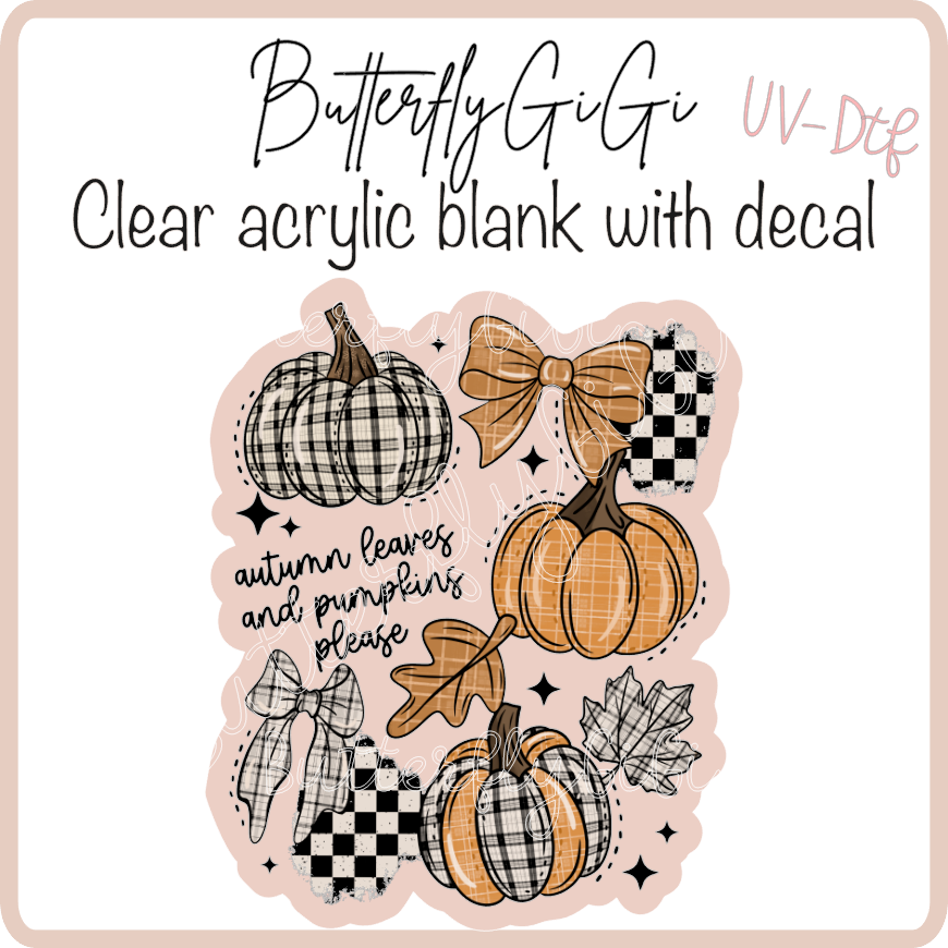 Autumn Leaves Pumpkins Please UvDtf