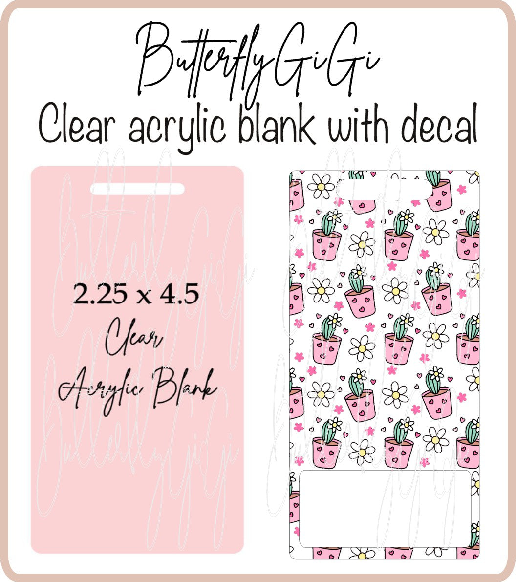 .BB Cute Plant Badge Buddy Horizontal/Vertical