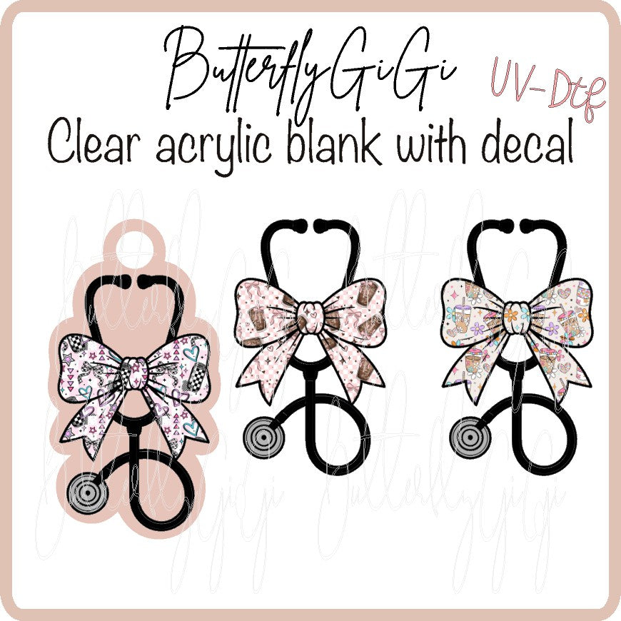 Drink Stethoscope UVDTF Charms