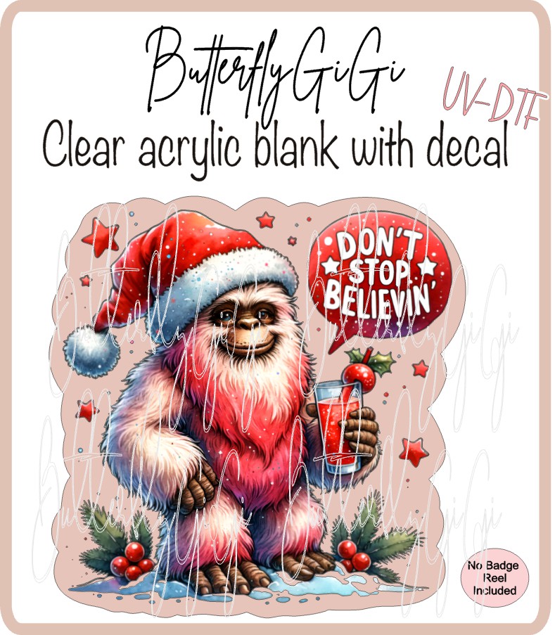 UVDTF Christmas Big Foot