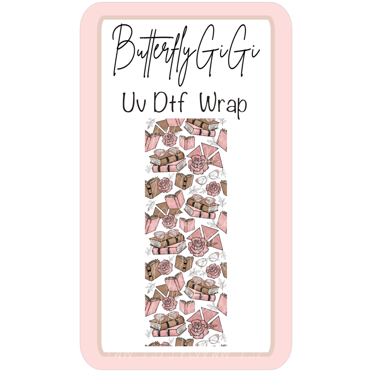 Wrap Book Boho UvDTF