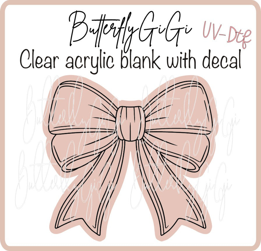 UVDTF Bow Outline