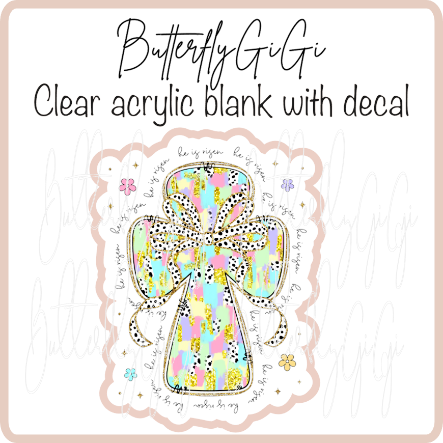 Bright He is Risen Cross