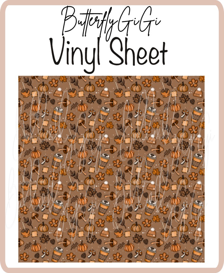 Vinyl Candy Mushroom Sheet
