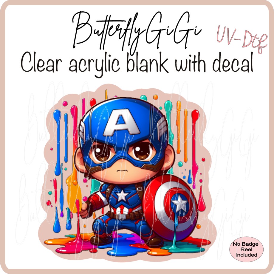 UVDTF Character Captain A Chub