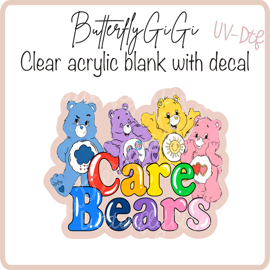 Care bears UvDtf