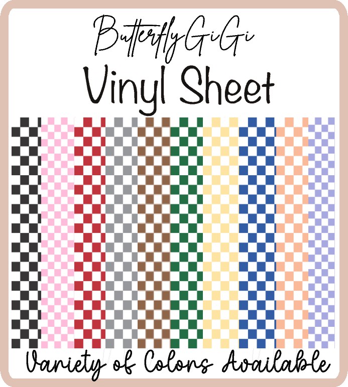Checkered Vinyl Sheet