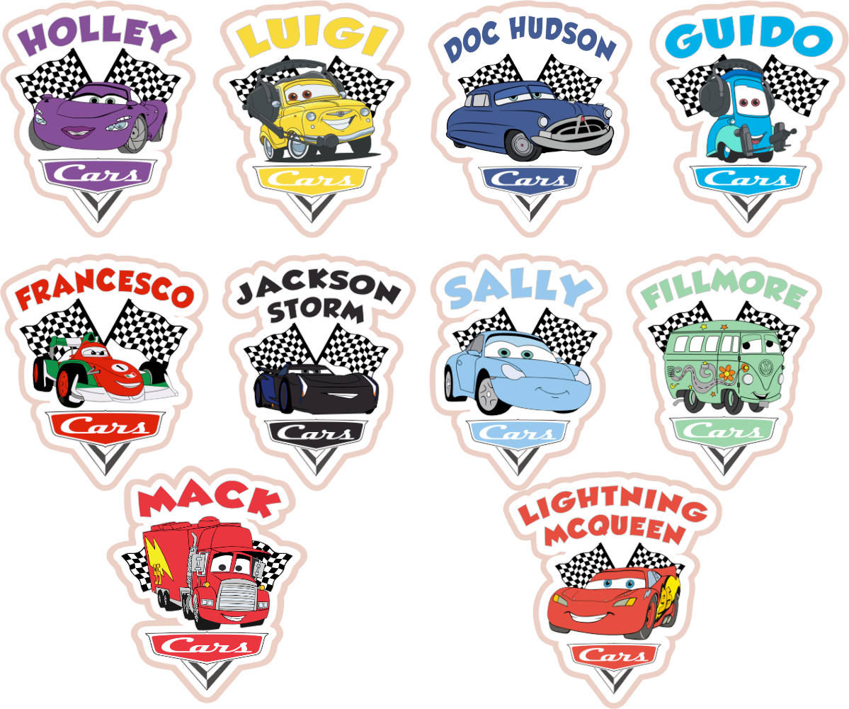 Cars Checkered