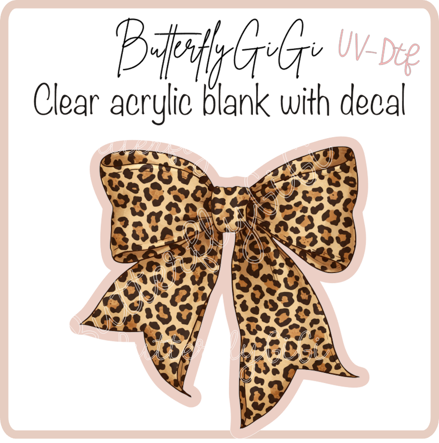 Cheetah Bow UvDTF