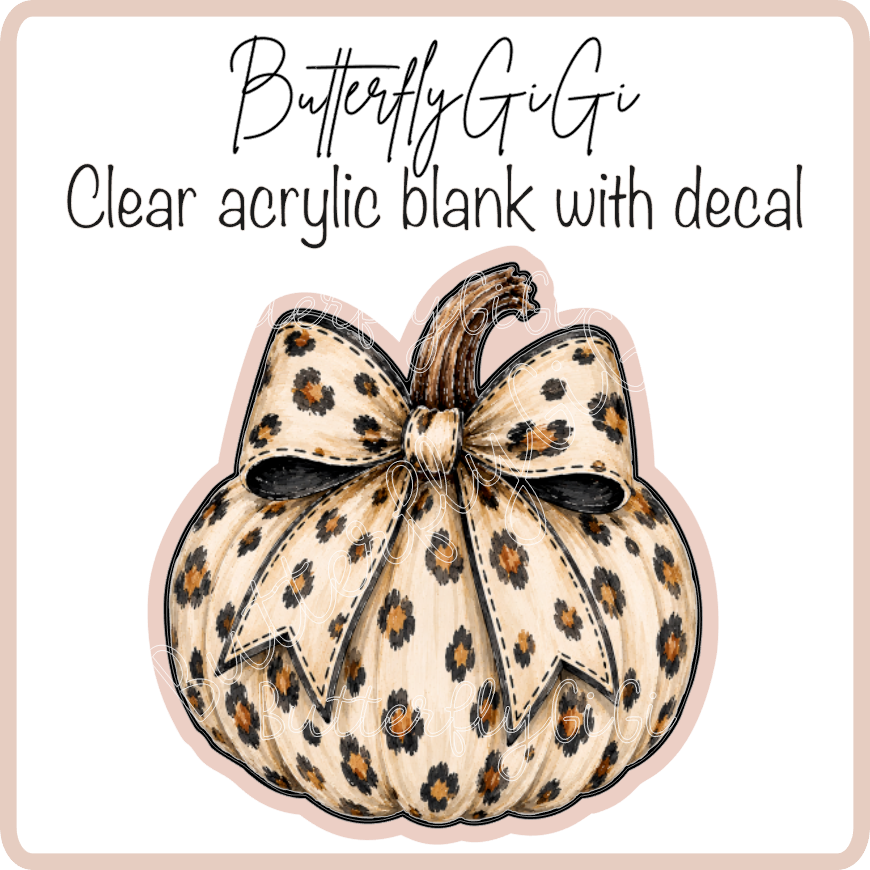 Cheetah Pumpkin