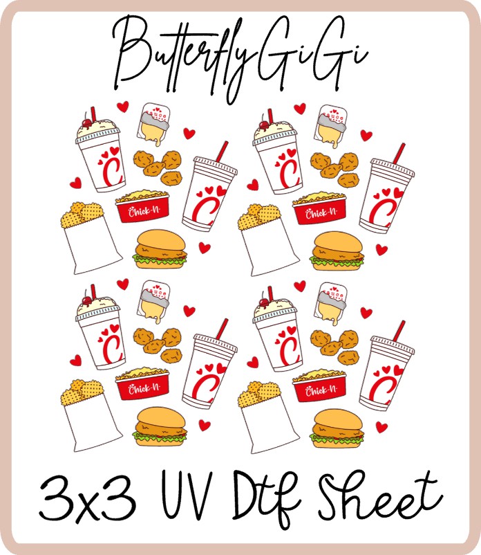 Chikn UV Dtf SHEET