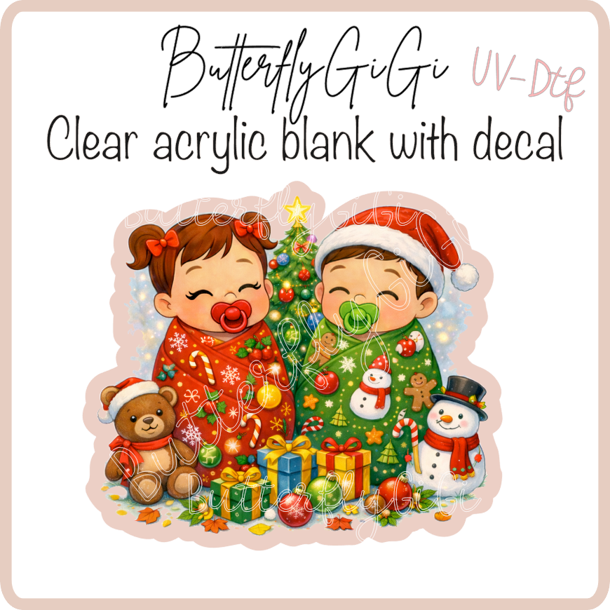 Christmas Babies UvDtf