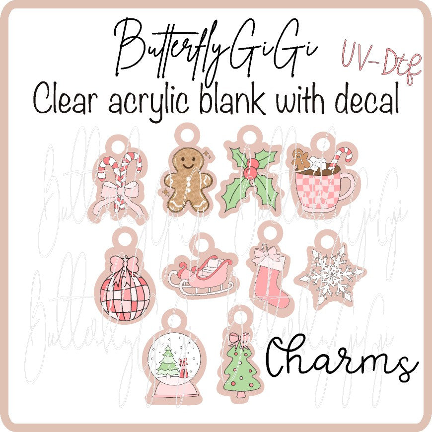 Christmas UVDTF Charms
