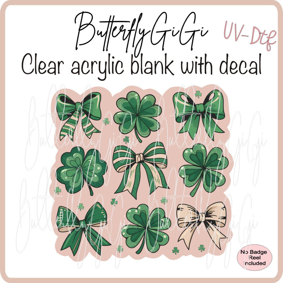 UVDTF Holiday Clover Coquette