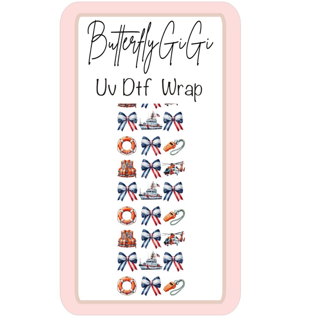 Wrap Coast Guard UV DTF Wrap