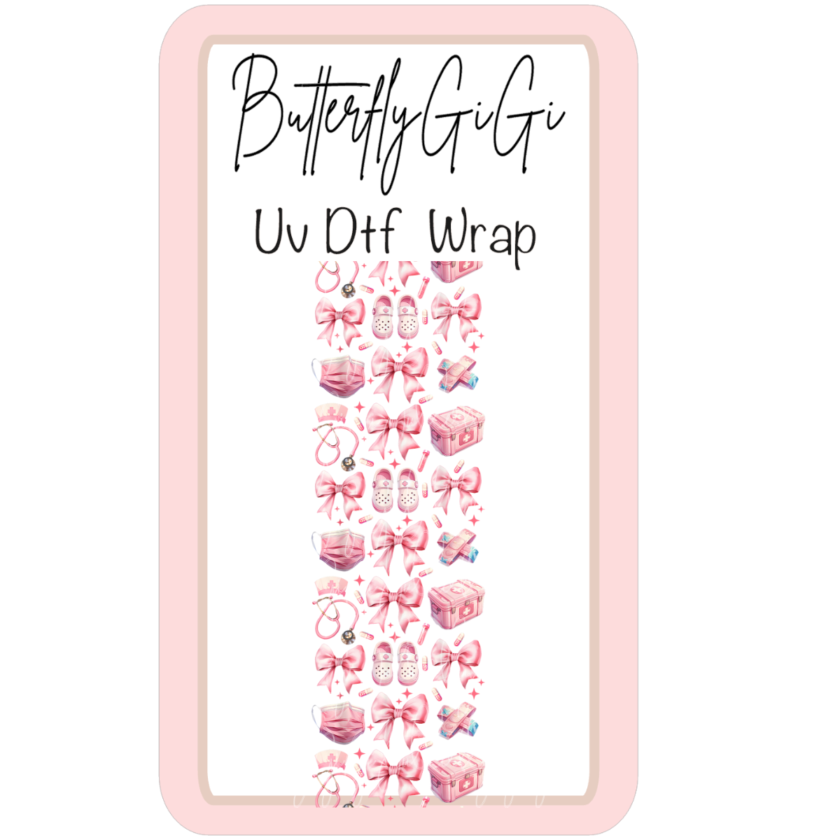 Wrap Coquette Nurse Pink