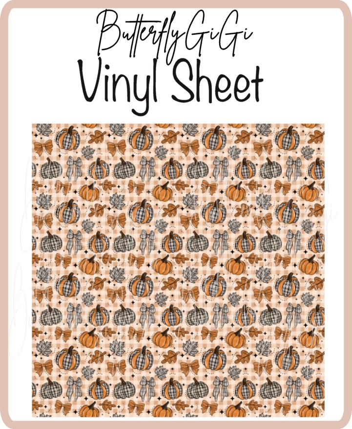 Vinyl Cozy Season Halloween Sheet