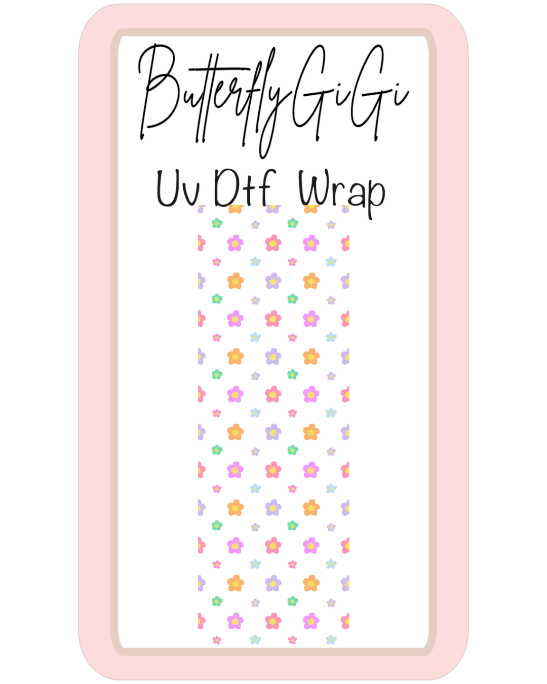 Wrap Daisy Colorful UvDTF